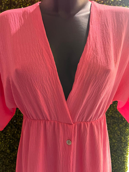 VESTITO LUNGO ROSA
