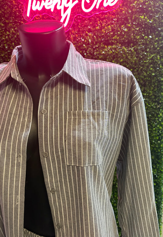 Completo due pezzi camicia e pantaloncino