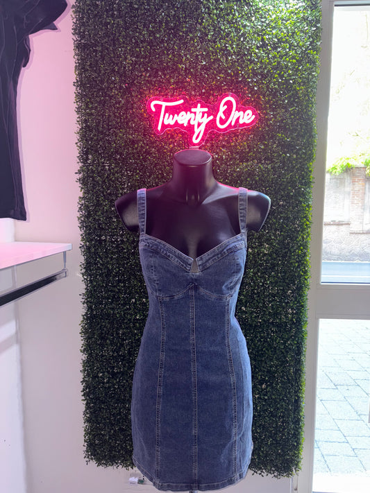 VESTITO IN DENIM JEANS